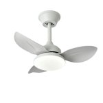 Ventilateur de Plafond avec Lumière Autrucker 40W 65cm 6 Vitesses Télécommande Contrôle Intelligent