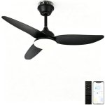 Deckenventilator mit Licht Autrucker 40W 100cm 6 Stufen Fernbedienung