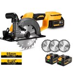 Sierra circular Autrucker inalámbrica 6" 150mm sin escobillas 7200rpm 3 velocidades 55mm