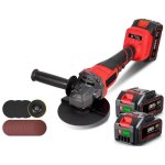 Smerigliatrice angolare Autrucker 3000W 125mm 3 velocita e 2 batterie