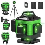 Livello Laser 4D Autrucker 16 Linee Verdi 360 Auto Livellante con Treppiede