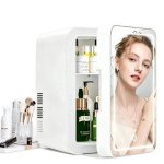 Mini nevera Autrucker Multifunción 4L con Espejo Integrado para Cosméticos