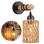 Aplique de pared Autrucker Estilo Bohemio LED Moderno
