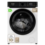 Lavadora Evvo Nova Q12 Carga Frontal 12 Kg 1400 rpm A Blanca Steam Wash
