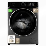 Lavadora Evvo Nova Q12X Carga Frontal 12 Kg 1400 rpm Clase A Inox Motor Inverter