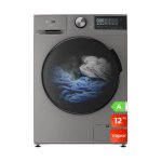 Lavadora Evvo Nova Carga Frontal 12 Kg 1350 rpm A Acero Inoxidable Vapor
