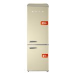 Frigorífico Combi Evvo F55BG Defrost 192cm 300L E Beige