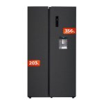 Frigorífico Americano Evvo F90xe Total No Frost 177cm 559L D Inox Dispensador Água