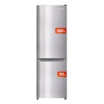 Frigorífico Combi Evvo F52X Total No Frost 180cm 250L E Inox