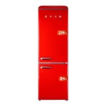 Frigorífico Combi Evvo F55R Defrost 192cm 300L E Rojo
