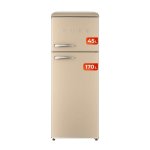 Frigorífico Dos Puertas Evvo F45BG Defrost 148,5cm 215L E Beige
