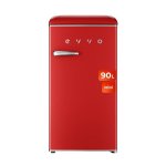 Frigorífico Mini Evvo F26R Retro Defrost 90cm 95L E Vermelho