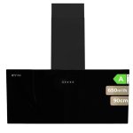 Campana extractora Evvo CE45 Abluft Umluft 90cm 650m³/h mit Touchsteuerung