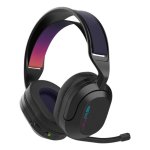 Auriculares JLab Nightfall inalámbricos Bluetooth gaming con ANC, micrófono y USB-C negro