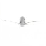 Ventilador de Techo con Luz Evvo Home V553 White 40W 132cm 6 Velocidades Motor DC Silencioso Mando Temporizador Función Invierno