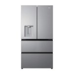 Réfrigérateur Américain Haier HFR59F18CWMM Total No Frost 182,5cm 700L C Inox IA