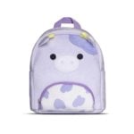 Mochila infantil Squishmallows Bubba Novelty vaca felpa lila