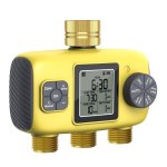 Programmierer fuer Bewasserung Blossom LCD 3 Zonen Gelb