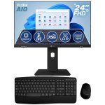 Alurin Flow AIO i5-12400 /16GB/500GB/24" Windows Home, Altura regulable + Owlotech MK500 Combo
