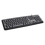 Clavier Accetel PCT208 ergonomique silencieux USB noir espagnol