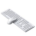Combo Tastiera e Mouse Wireless Accetel PCT242WT Bianco Layout spagnolo
