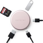 Hub USB 5 en 1 OntheGo Rosa HDMI 4K PD60W