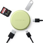 Hub USB-C Satechi OntheGo 5 ports HDMI SD Vert MacBook