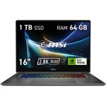 Portátil MSI Prestige N16 Flip AI+ 16" NVIDIA RTX Spark N1X 64GB 1TB SSD Windows 11 Pro