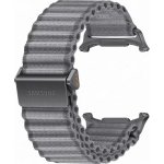 Correa deportiva Samsung Galaxy Watch Ultra titanio nylon gris 20 mm