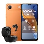 OSCAL Flat 3C 4G 4 Go 6,56" 64 Go Orange Caméra 13 MP