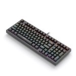 Clavier Accetel PCT650C mécanique avec pavé numérique portugais noir