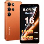 Blackview Wave 2C 4G 3GB 5 Zoll 32GB Orange Kompakt Dual-SIM