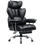 Silla Gaming GTPLAYER Cueropu Ergonómica con Reposapiés Telescópico Negro