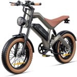 Bicicleta Eléctrica Kornorge M20 1500W Batería 48V Neumáticos 20"