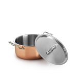 Caçarola Jernverket Copper 22 cm Tri-Ply Alumínio Aço Inoxidável