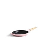 Frigideira Jernverket 28 cm ferro fundido rosa retro com cabo em madeira