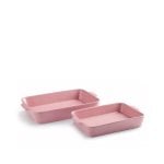 Plat de cuisson Jernverket Rosa Brillant Lot de 2