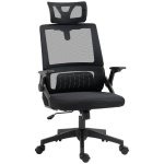 Cadeira de escritorio Welltin 921-672V00BK Malha Ergonomica Reposacabezas Ajustavel