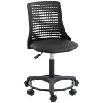 Silla de escritorio Welltin 921-925V00BK sin brazos giratoria 120 kg