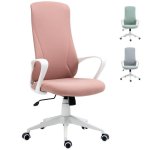 Sedia da Ufficio Welltin 921-637V00PK Rosa Girevole Regolabile 120kg