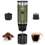 Tragbare Espresso-Kaffeemaschine Hydrofast PO-100 7800mAh 15 Bar kabellos