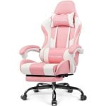 Sedia Gaming GTPLAYER Poggiapiedi Massaggio Lombare Reglabile