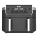 Heißluftfritteuse Ninja DualZone 7,6 L 2400W Doppelkorb Schwarz