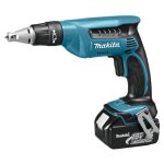 Destornillador eléctrico Makita DFS451RFJ 18V 3Ah mango pistola 4000 RPM 2 baterías
