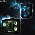 Desktop PC CAPTIVA I90-182 Intel Core i5-14600KF 32GB 2TB SSD RTX 5070 Wi-Fi 6