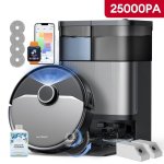 Robot Aspirapolvere Ultenic 25000 Pa Navigazione LiDAR Autopulente
