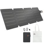 Pannello Solare Aosom 36W – 1 porta USB-C – Pieghevole – Resistenza IP67