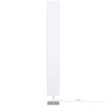 Lampada Da Terra Aosom Design Moderna Tessuto 14x14x120cm Bianco