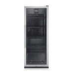 Refrigerador Severin FKS 8841 para bebidas 241L puerta cristal LED negro