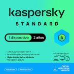 Kaspersky Standard Anti-virus 1 Dispositivo Licencia 2 Años Descarga Digital
